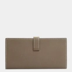 Hermes Bearnsfure Long Wallet Etup G Metal Fittings Epson D Engraved For Women -Deals Hermes Store luxury women hermes used handbags p684203 009