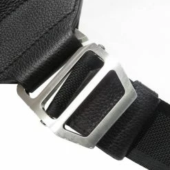 Hermes City Slide Cloth GM Body Bag Waist Black Togo Y Engraved For Women -Deals Hermes Store luxury women hermes used handbags p684207 007