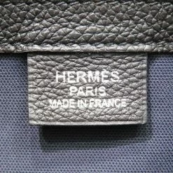 Hermes City Slide Cloth GM Body Bag Waist Black Togo Y Engraved For Women -Deals Hermes Store luxury women hermes used handbags p684207 012