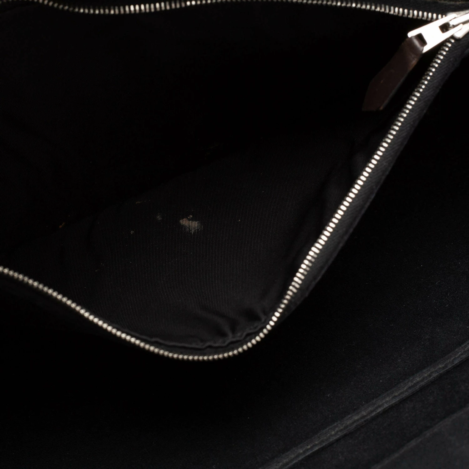 Hermes Hermès Black/Chocolat Canvas And Leather Cabag Elan Tote For Women 11 Hermes Hermès Black/Chocolat Canvas And Leather Cabag Elan Tote For Women - Image 9