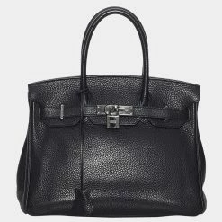 Hermes Black Birkin 30 For Women