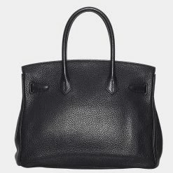 Hermes Black Birkin 30 For Women -Deals Hermes Store luxury women hermes used handbags p685242 003