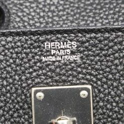 Hermes Black Birkin 30 For Women -Deals Hermes Store luxury women hermes used handbags p685242 006