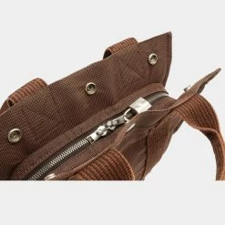 Hermes Yale Line Sac Ad PM Rucksack Backpack Shoulder Bag Canvas Brown For Women -Deals Hermes Store luxury women hermes used handbags p686412 005