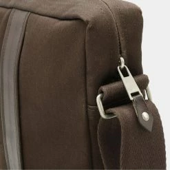 Hermes Acapulco Bandouliere MM Shoulder Bag Toile Chevron Leather Brown For Women -Deals Hermes Store luxury women hermes used handbags p686419 002