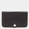 Hermes Dogon Duo GM Bifold Long Wallet Togo Leather Raisin Purple L Engraved For Women -Deals Hermes Store luxury women hermes used handbags p686421 002