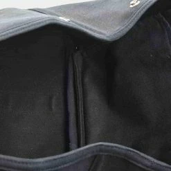 Hermes Toile Chevron Leather Valparaiso MM Handbag Black Canvas For Women -Deals Hermes Store luxury women hermes used handbags p686423 002