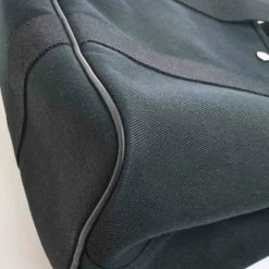 Hermes Toile Chevron Leather Valparaiso MM Handbag Black Canvas For Women -Deals Hermes Store luxury women hermes used handbags p686423 005