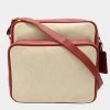 Hermes Victoria Shoulder Bag Toile H Taurillon Clemence Beige Red For Women -Deals Hermes Store luxury women hermes used handbags p686425 002