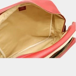 Hermes Victoria Shoulder Bag Toile H Taurillon Clemence Beige Red For Women -Deals Hermes Store luxury women hermes used handbags p686425 009