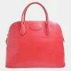 Hermes Vogulliver Bolide 35 Handbag Red For Women -Deals Hermes Store luxury women hermes used handbags p686431 010