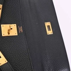 Hermes Taurillon Clemence Kelly 32 Handbag Black For Women -Deals Hermes Store luxury women hermes used handbags p686434 005