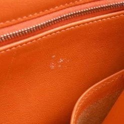 Hermes Vaux Swift Kelly 25 Handbag Orange For Women -Deals Hermes Store luxury women hermes used handbags p686436 009
