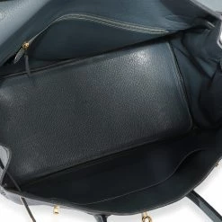 Hermes Bleu Orage Togo Birkin 35 GHW For Women -Deals Hermes Store luxury women hermes used handbags p686962 009