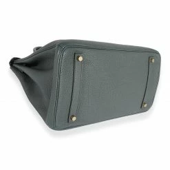 Hermes Bleu Orage Togo Birkin 35 GHW For Women -Deals Hermes Store luxury women hermes used handbags p686962 010