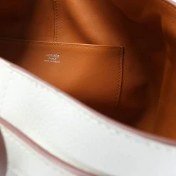 Hermes Craie Evergrain Licol 19 With Ambre, Bleu Indigo & Capucine Strap For Women -Deals Hermes Store luxury women hermes used handbags p686967 002