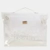 Hermes White Vinyl Souvenir De L'Exposition Kelly Bag For Women -Deals Hermes Store luxury women hermes used handbags p686972 004