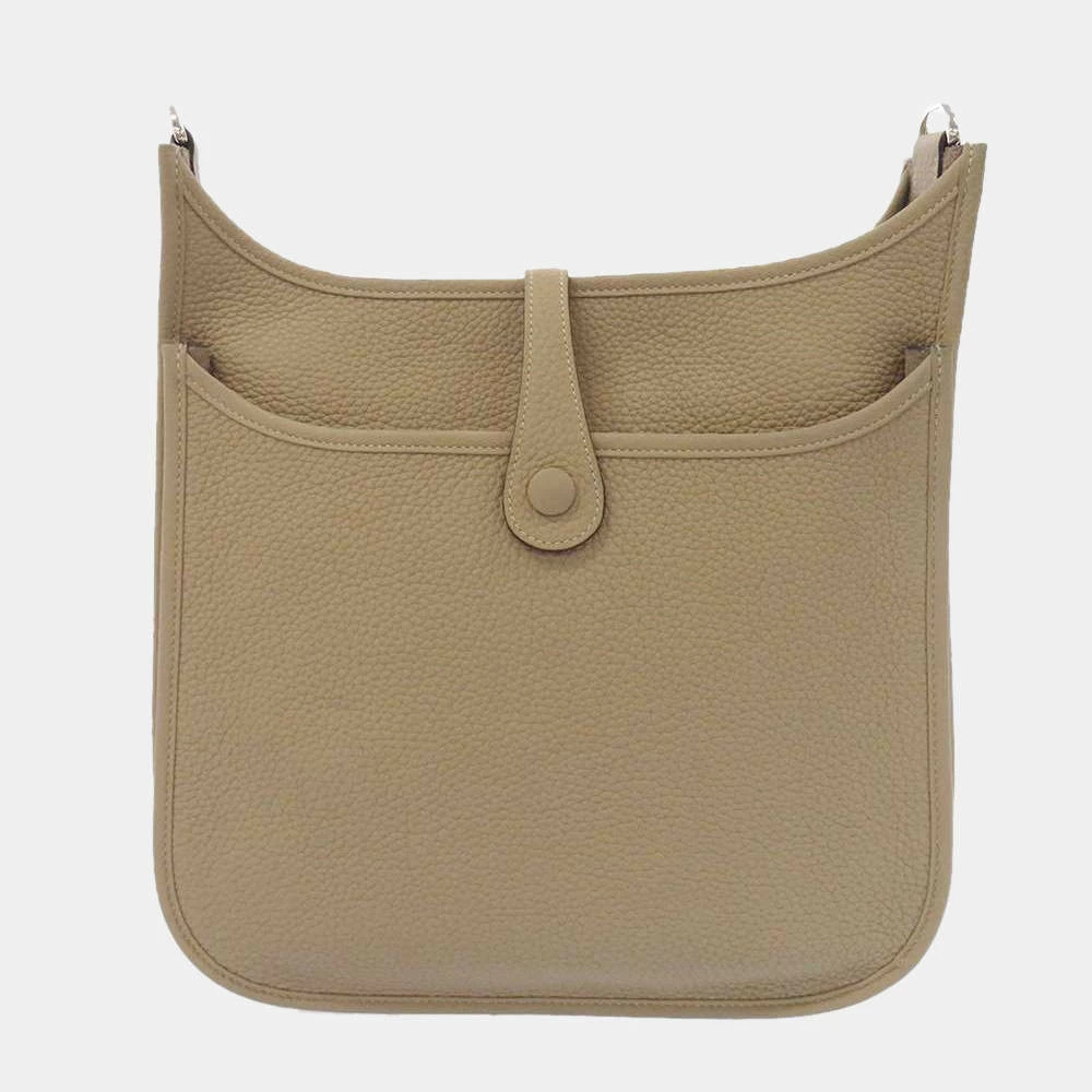 Hermes Gris Tourterelle Taurillon Clemence Evelyn 3 PM Bag For Women 5 Hermes Gris Tourterelle Taurillon Clemence Evelyn 3 PM Bag For Women - Image 3