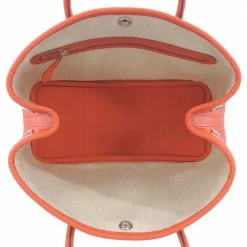 Hermes Herma Orange Poppy Negonda Leather Garden Party TPM Bag For Women -Deals Hermes Store luxury women hermes used handbags p687202 005