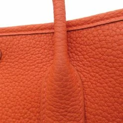 Hermes Herma Orange Poppy Negonda Leather Garden Party TPM Bag For Women -Deals Hermes Store luxury women hermes used handbags p687202 009