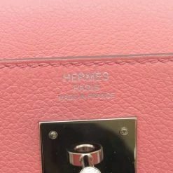 Hermes Roseete /Terre Battue Evercolor Kellyin Verso 28 Bag For Women -Deals Hermes Store luxury women hermes used handbags p687211 005
