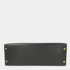Hermes Black Box Calf Leather Kelly 35 Bag For Women -Deals Hermes Store luxury women hermes used handbags p687218 003