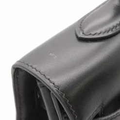 Hermes Black Box Calf Leather Kelly 35 Bag For Women -Deals Hermes Store luxury women hermes used handbags p687218 011