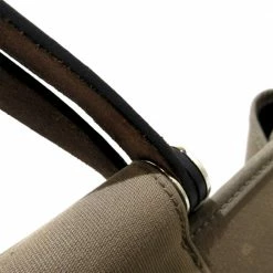 Hermes Beige/Brown Cabag Elan Canvas Satchel For Women -Deals Hermes Store luxury women hermes used handbags p689119 010