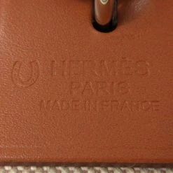 Hermes Beige/Brown Brides De Gala Toile H Herbag Zip 31 For Women -Deals Hermes Store luxury women hermes used handbags p689258 004