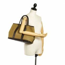Hermes Beige/Brown Garden Party PM For Women -Deals Hermes Store luxury women hermes used handbags p689356 001