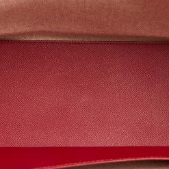 Hermes Blue/Red Doblis Suede Epsom Maxibox Cabas For Women -Deals Hermes Store luxury women hermes used handbags p689555 008