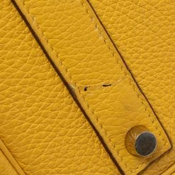 Hermes Jaune Togo Leather Gold Plated Birkin 40 Bag For Women -Deals Hermes Store luxury women hermes used handbags p690135 014
