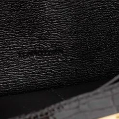Hermes Black Alligator Mississippiensis Kelly Classic Long Wallet For Women -Deals Hermes Store luxury women hermes used handbags p690182 008