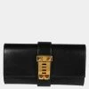 Hermes Hermès Black Box Calf Medor 23 GHW For Women -Deals Hermes Store luxury women hermes used handbags p690971 002