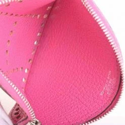 Hermes Chevre Mizor Evelyn Coin Case Pink For Women -Deals Hermes Store luxury women hermes used handbags p691151 006