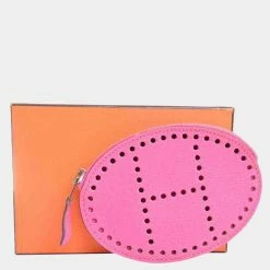 Hermes Chevre Mizor Evelyn Coin Case Pink For Women -Deals Hermes Store luxury women hermes used handbags p691151 007