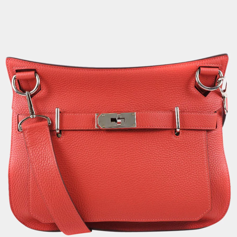 Hermes Gypsyère 31 Taurillon Clemence Rose Jaipur Pink T Women's Shoulder Bag For Women 3 Hermes Gypsyère 31 Taurillon Clemence Rose Jaipur Pink T Women's Shoulder Bag For Women