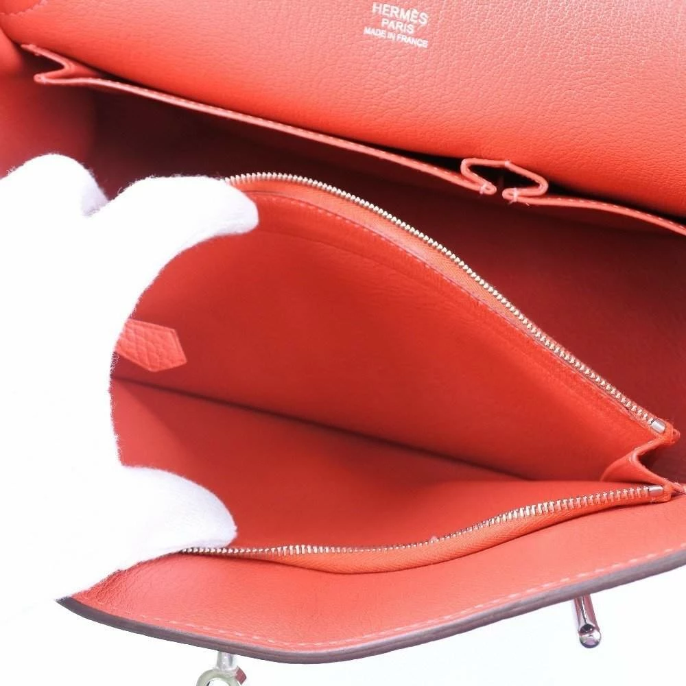 Hermes Gypsyère 31 Taurillon Clemence Rose Jaipur Pink T Women's Shoulder Bag For Women 9 Hermes Gypsyère 31 Taurillon Clemence Rose Jaipur Pink T Women's Shoulder Bag For Women - Image 7