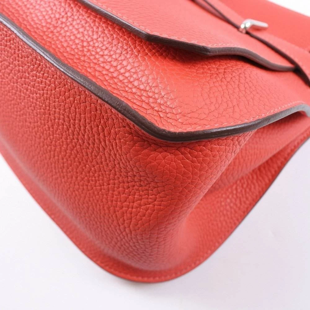 Hermes Gypsyère 31 Taurillon Clemence Rose Jaipur Pink T Women's Shoulder Bag For Women 11 Hermes Gypsyère 31 Taurillon Clemence Rose Jaipur Pink T Women's Shoulder Bag For Women - Image 9