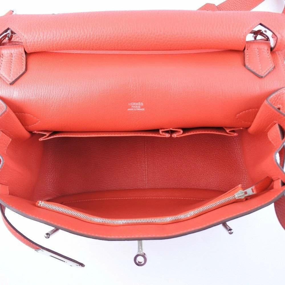 Hermes Gypsyère 31 Taurillon Clemence Rose Jaipur Pink T Women's Shoulder Bag For Women 6 Hermes Gypsyère 31 Taurillon Clemence Rose Jaipur Pink T Women's Shoulder Bag For Women - Image 4