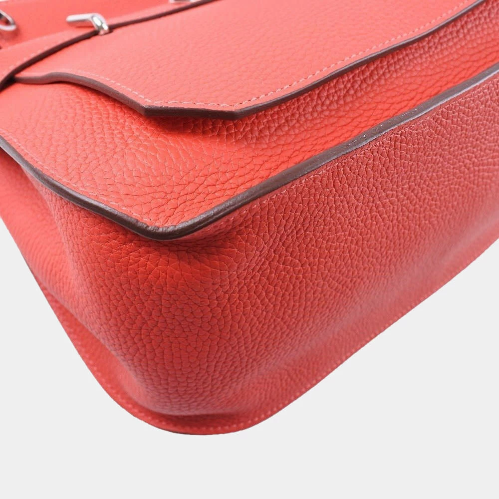 Hermes Gypsyère 31 Taurillon Clemence Rose Jaipur Pink T Women's Shoulder Bag For Women 12 Hermes Gypsyère 31 Taurillon Clemence Rose Jaipur Pink T Women's Shoulder Bag For Women - Image 10