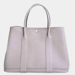 Hermes Negonda Garden PM Tote Bag Gray For Women