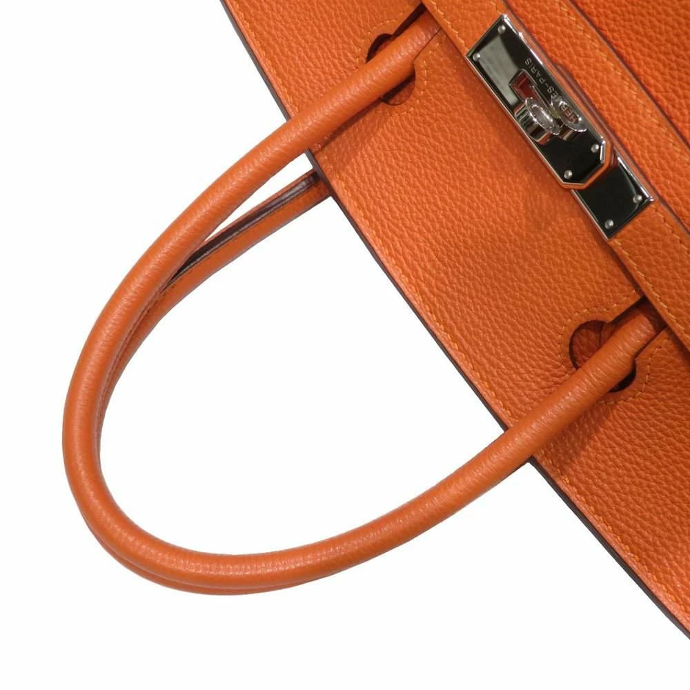 Hermes Birkin 30 Tote Bag Orange/S Hardware Togo For Women 12 Hermes Birkin 30 Tote Bag Orange/S Hardware Togo For Women - Image 10