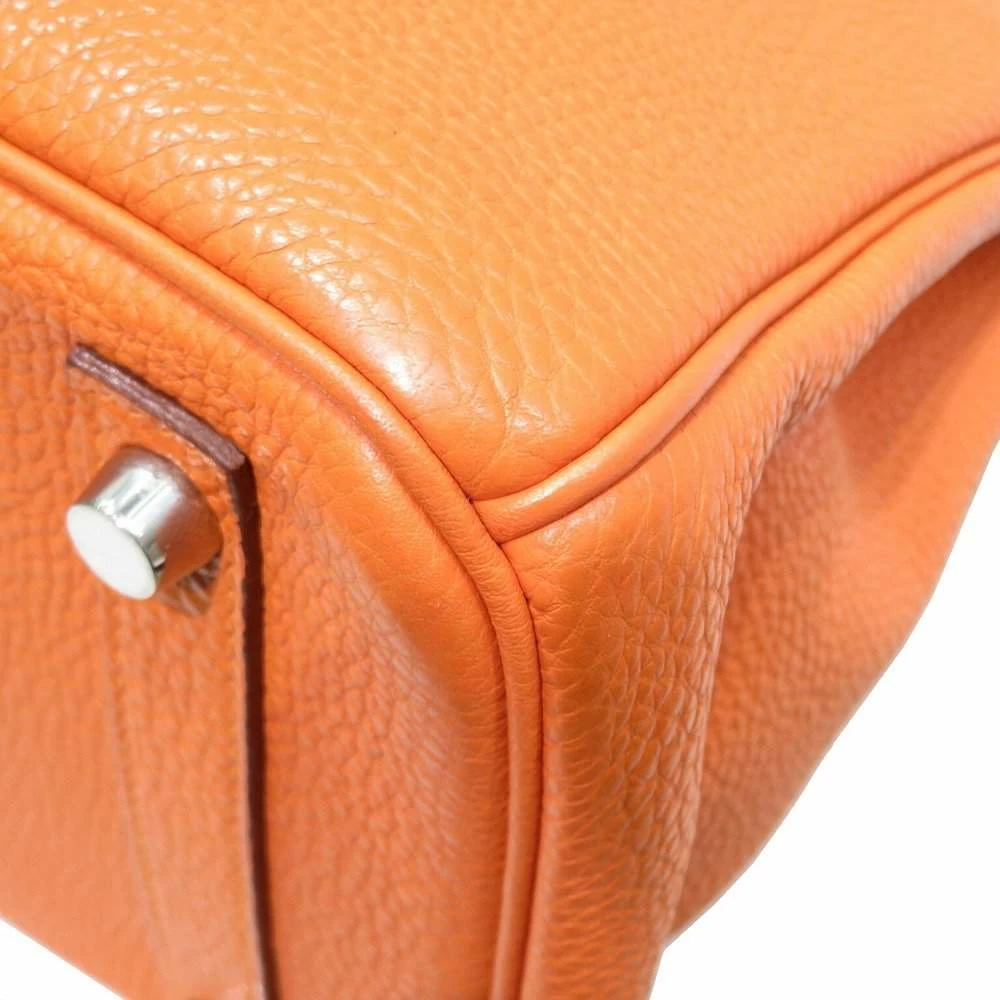 Hermes Birkin 30 Tote Bag Orange/S Hardware Togo For Women 18 Hermes Birkin 30 Tote Bag Orange/S Hardware Togo For Women - Image 16