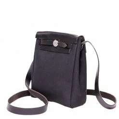 Hermes Beige Canvas Mini Herbag TPM For Women -Deals Hermes Store luxury women hermes used handbags p69281 007