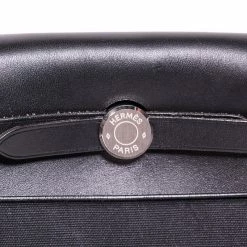 Hermes Beige Canvas Mini Herbag TPM For Women -Deals Hermes Store luxury women hermes used handbags p69281 009