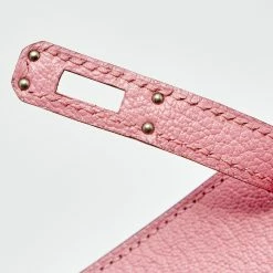 Hermes Hermès Rose Confetti Chevre Mysore Leather Palladium Plated Mini Kelly II Sellier 20 Bag For Women -Deals Hermes Store luxury women hermes used handbags p693962 004