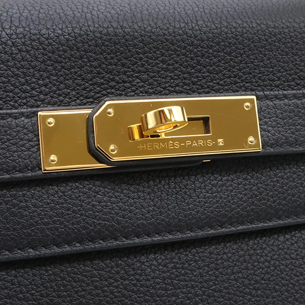 Hermes Black Togo Kelly 28 For Women 9 Hermes Black Togo Kelly 28 For Women - Image 7
