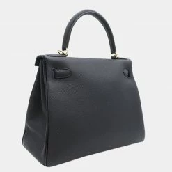 Hermes Black Togo Kelly 28 For Women 10 Hermes Black Togo Kelly 28 For Women -Deals Hermes Store luxury women hermes used handbags p694671 007