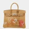 Hermes Biscuit Swift Birkin 25 For Women -Deals Hermes Store luxury women hermes used handbags p694674 002
